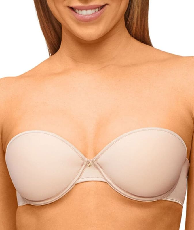 Nancy Ganz Body Light Spacer Strapless Bra - Warm Taupe Bras