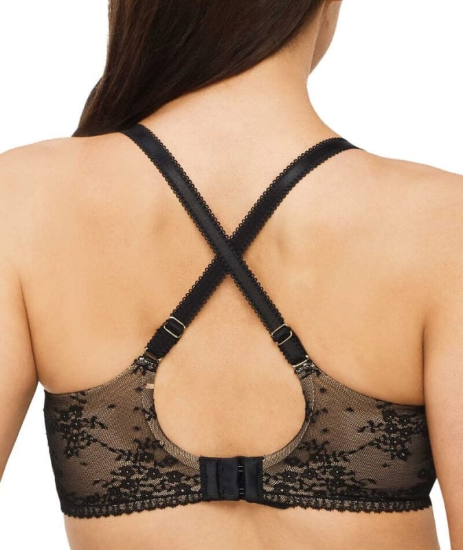 Nancy Ganz Jasmine Contour Full Cup Bra - Black Bras