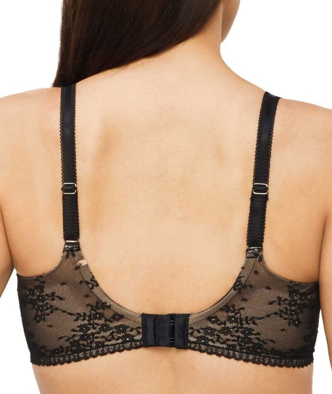 Nancy Ganz Jasmine Contour Full Cup Bra - Black Bras 