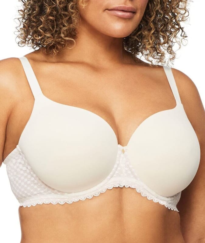 Nancy Ganz Revive Ava Lace Full Coverage Contour Bra - Pearl Bras