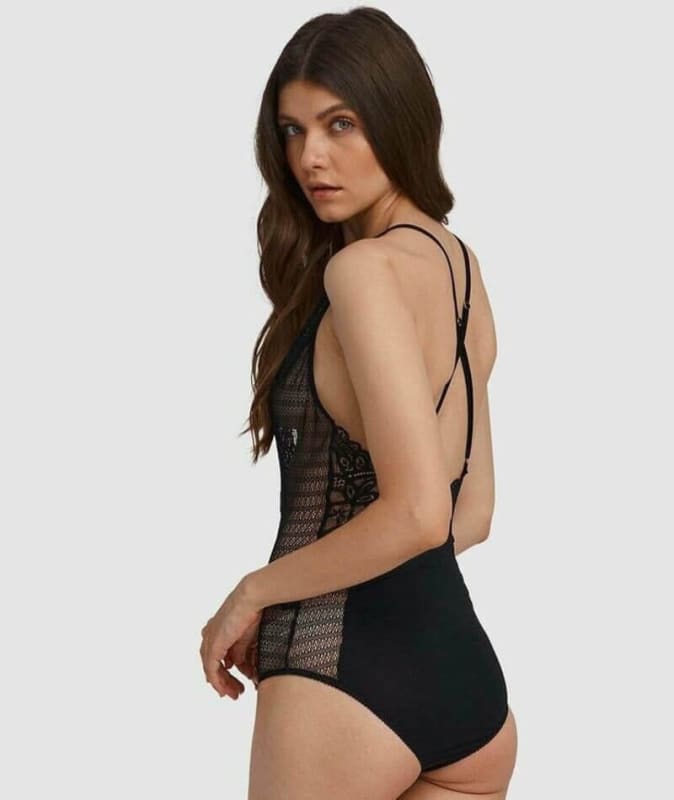 Oh!Zuza Lace Bodysuit - Black Bodysuits & Basques
