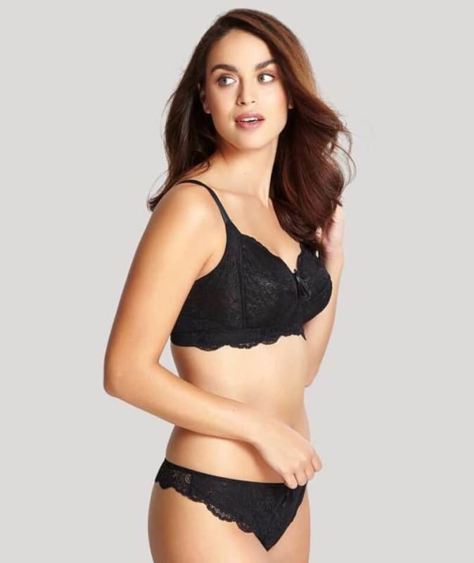Panache Andorra Wire-free Full Cup Bra - Black Bras 