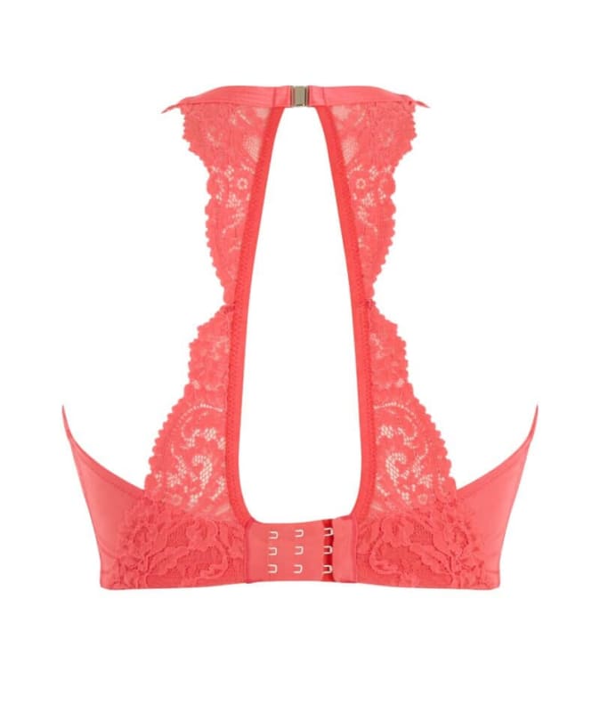 Panache Addison Non Padded Underwired Plunge Bra - Paradise Pink Bras