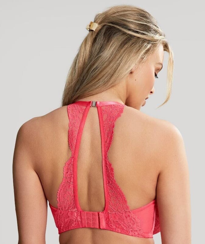 Panache Addison Non Padded Underwired Plunge Bra - Paradise Pink Bras