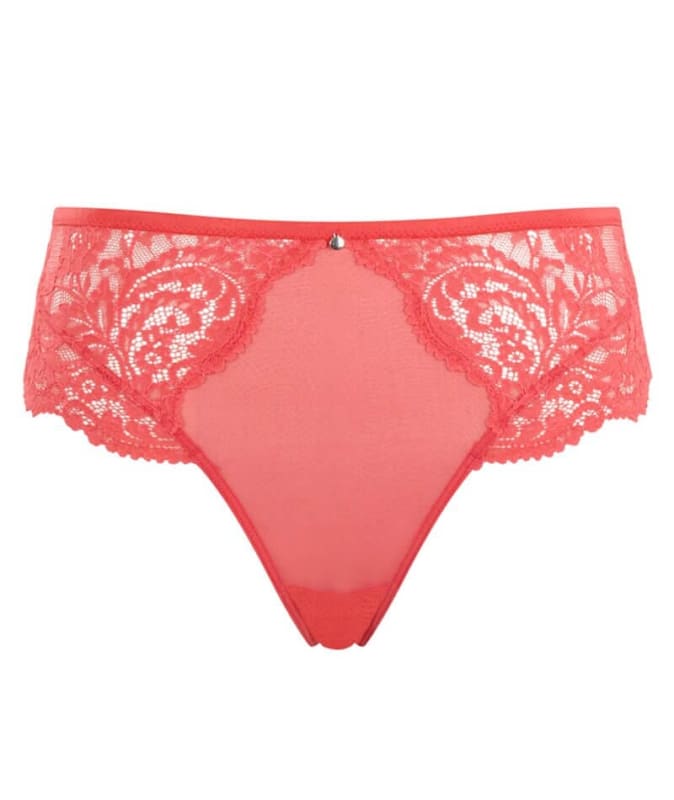Panache Addison High Waist Brazilian Brief - Paradise Pink Knickers 