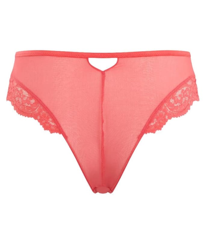 Panache Addison High Waist Brazilian Brief - Paradise Pink Knickers