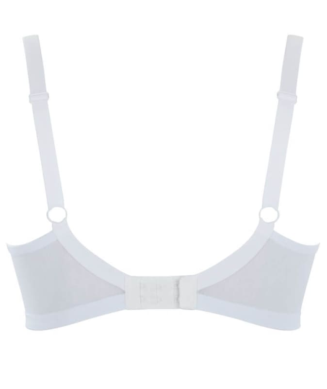Panache Ana Underwired Plunge Bra - White Bras 