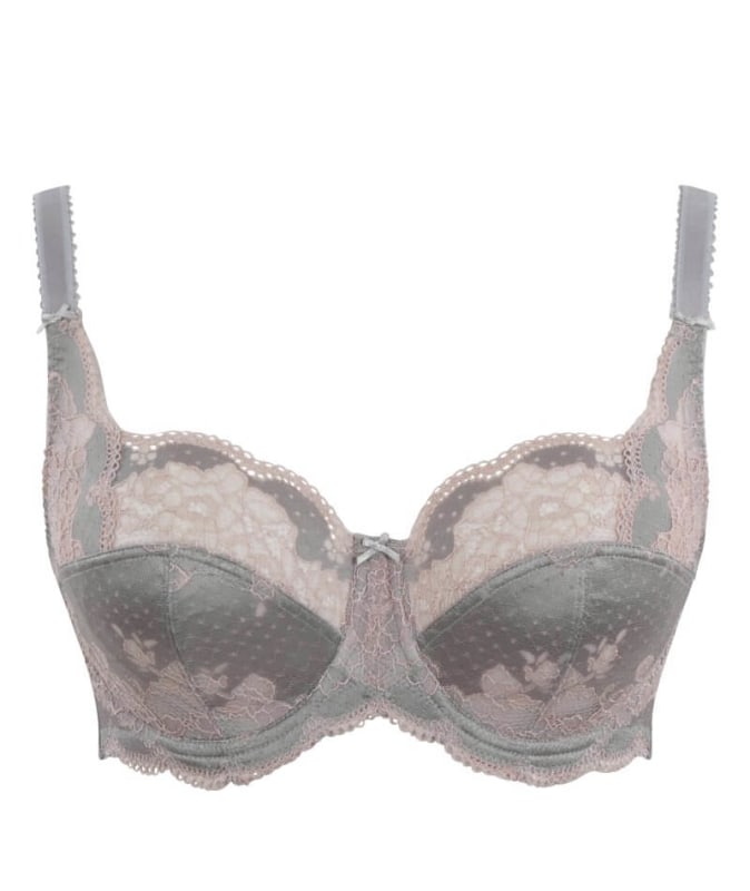 Panache Clara Full Cup Underwired Bra - Opal Grey Bras