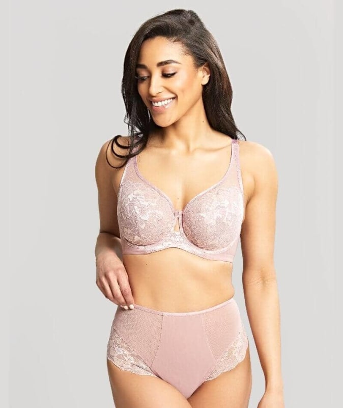 Panache Sabrina High Apex Balconnet Bra - Vintage Pearl Bras 