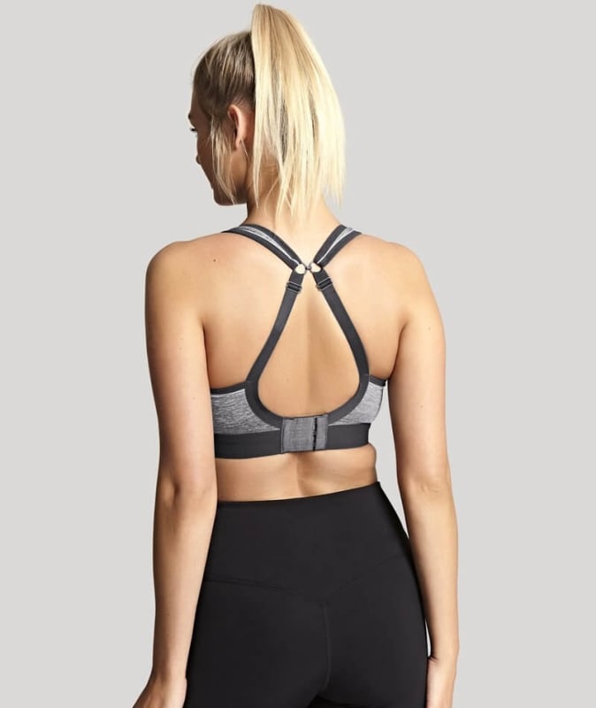 Panache Sport Wire-free Sports Bra - Charcoal Marle Bras