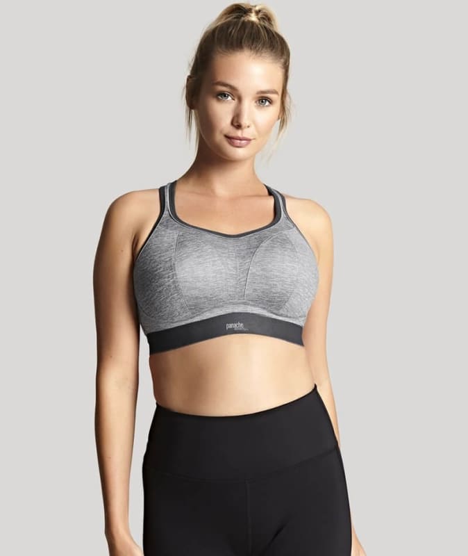 Panache Sport Wire-free Sports Bra - Charcoal Marle Bras