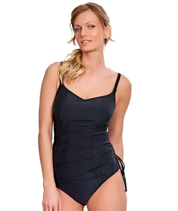 Panache Swim Anya Balconnet Tankini Top - Black Swim 