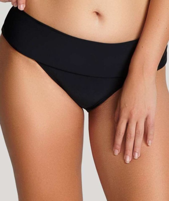 Panache Swimwear Anya Folded Top Pant - Black Swim 