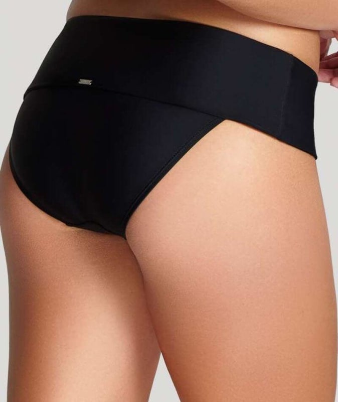 Panache Swimwear Anya Folded Top Pant - Black Swim