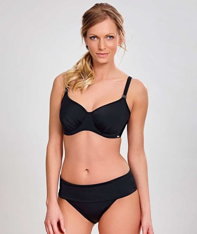 Panache Swimwear Anya Folded Top Pant - Black Swim 