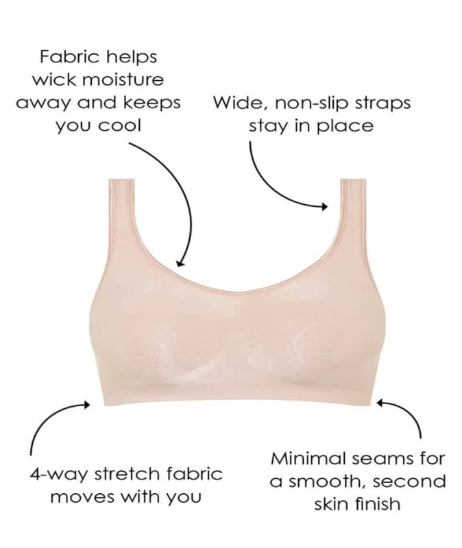 Playtex Comfort Revolution Contour Wire-free Bra - Sandshell Bras 