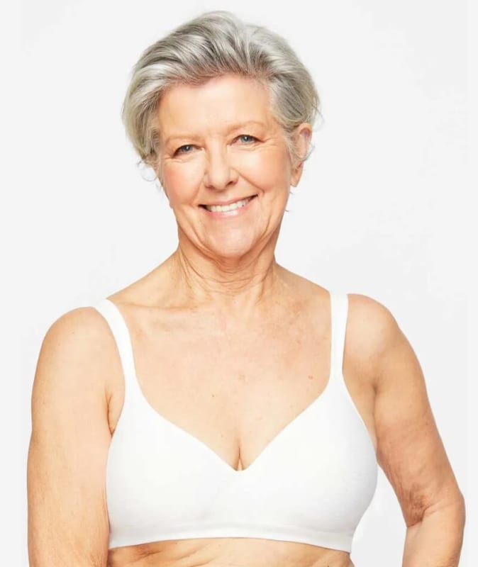 Playtex Comfort Revolution Swirl Wirefree Bra - White Swirl Bras