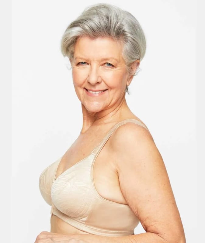 Playtex 18 Hour Front Closing Wirefree Posture Bra - Nude Bras 