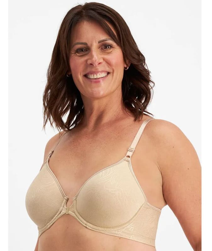 Playtex Front Closure Wire-free Bra - Nude Bras 