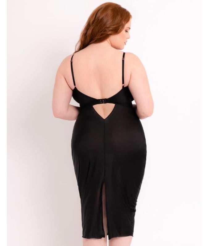 Scantilly After Hours Slip Dress - Black Dress 