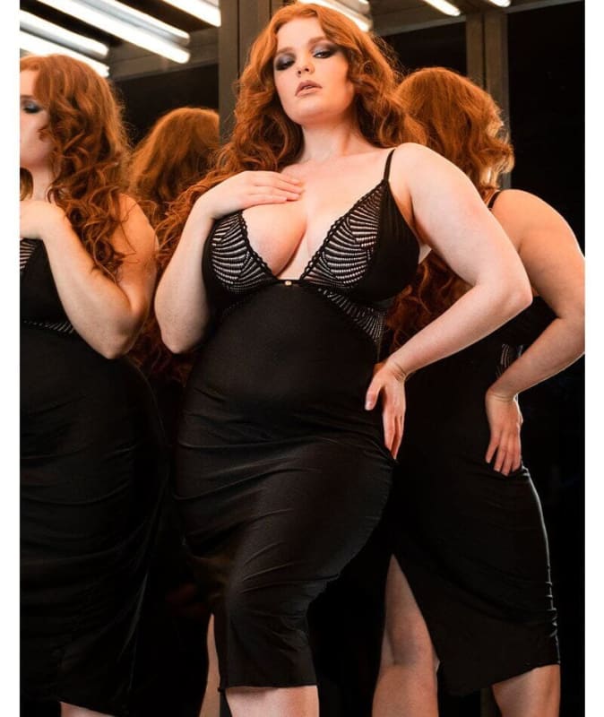 Scantilly After Hours Slip Dress - Black Dress 