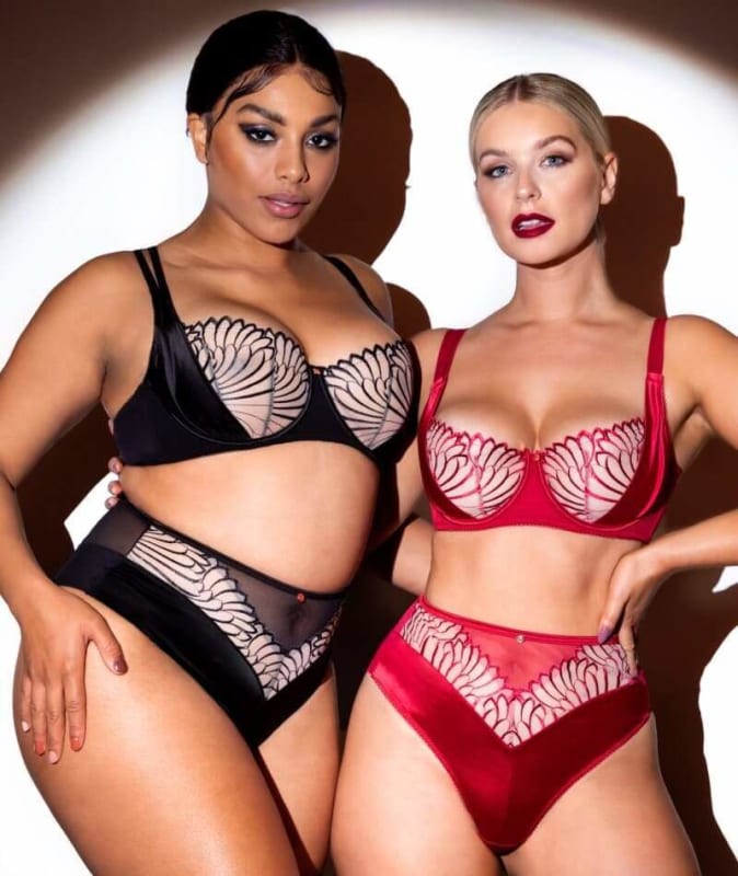 Scantilly Fallen Angel Balcony Bra - Garnet Red Bras