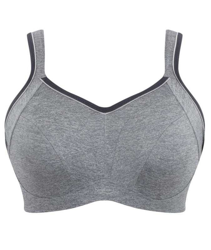 Sculptresse Non Padded Underwired Sports Bra - Charcoal Marle Bras