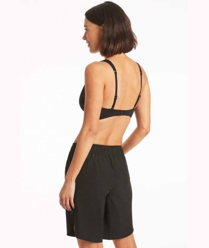 Sea Level Eco Essentials 9" Swim Boardshort- Black Swim 