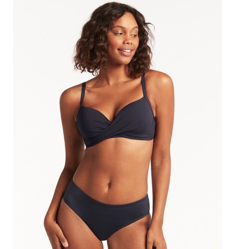 Sea Level Eco Essentials Mid Bikini Brief - Night Sky Swim 