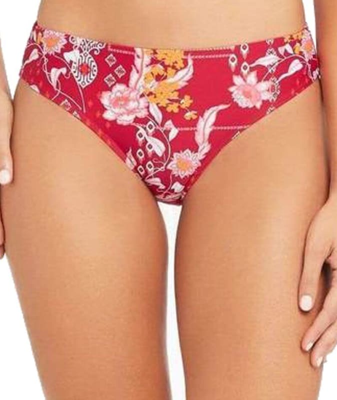 Sea Level Jardin High Leg Mid Rise Bikini Brief - Jardin Swim 8 Jardin