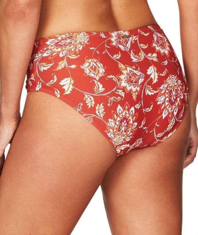 Sea Level Namaste Twist Band Mid Bikini Brief - Tuscan Sun Swim