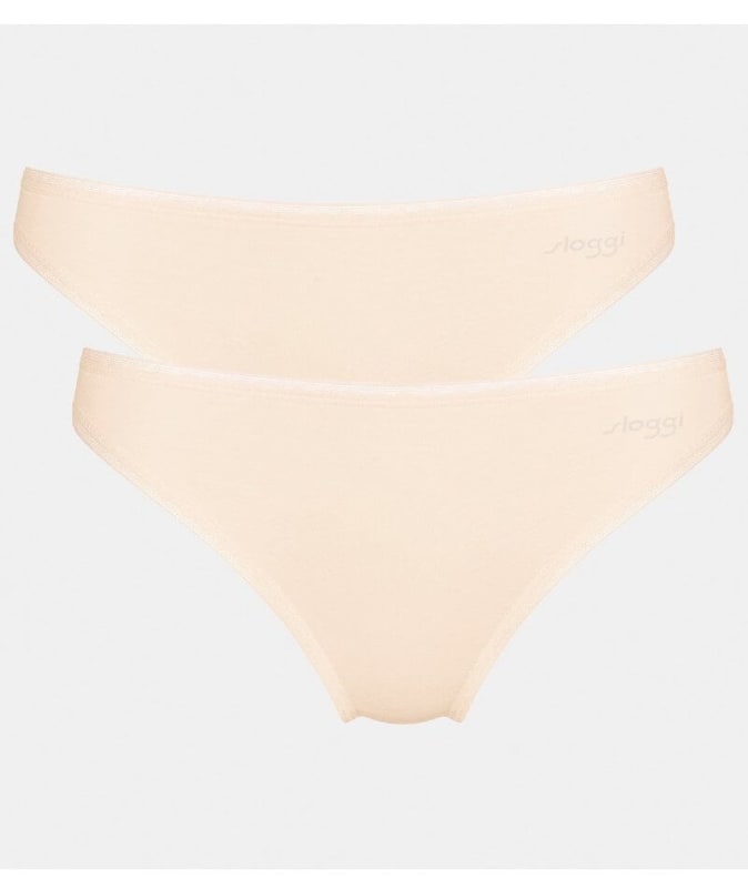 Sloggi Go Tai 2 Pack Brief - Fresh Powder Knickers 