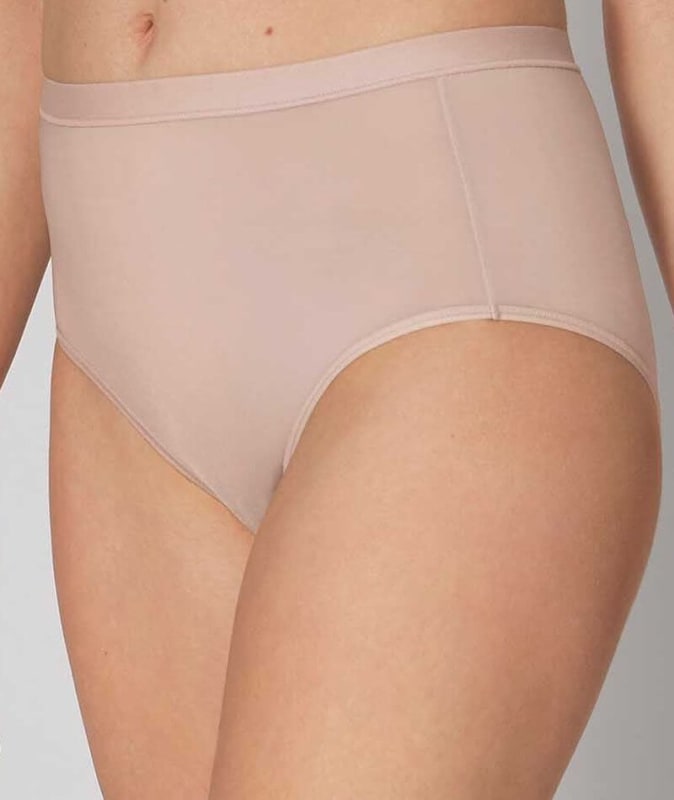 Sloggi WOW Comfort 2.0 High Waist Brief - Foundation Nude Knickers 