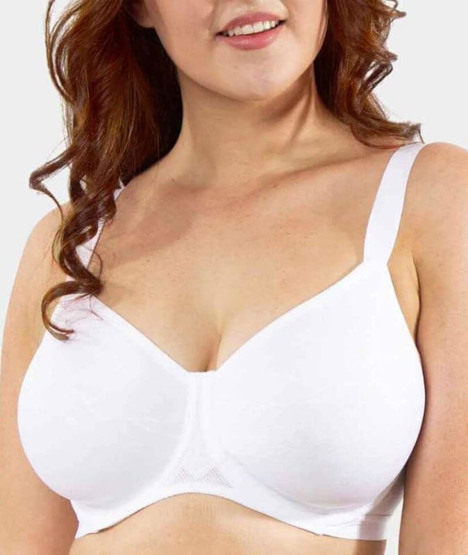Triumph Airy Sensation Minimizer Bra - White Bras 