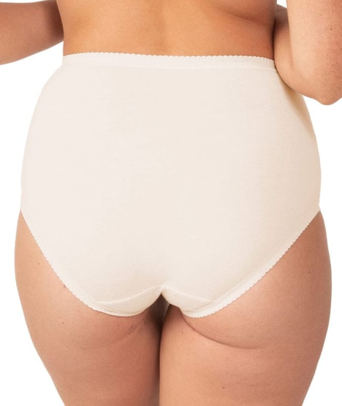 Triumph Cotton & Lace Full Brief - Body Beige Knickers