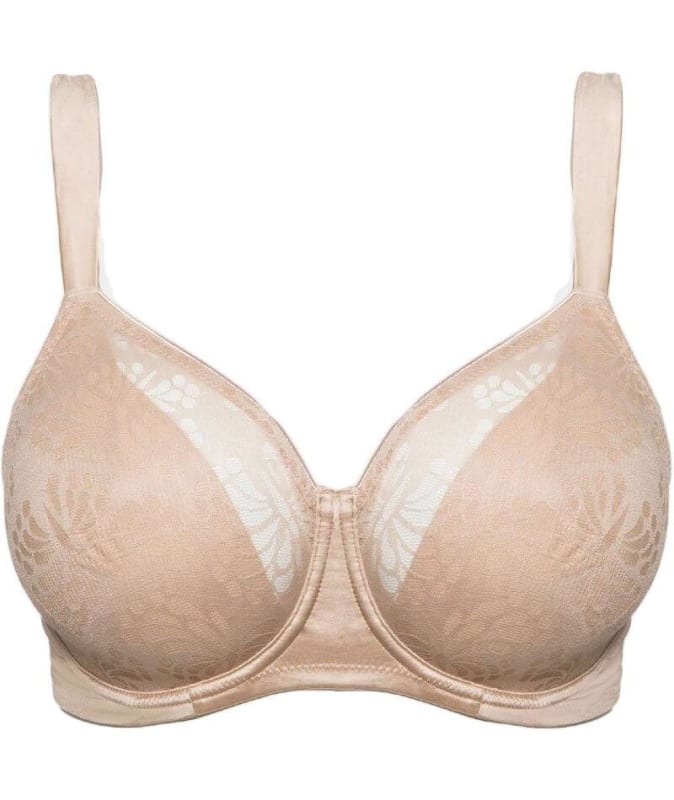 Triumph Lacy Minimizer Bra - New Beige Bras 