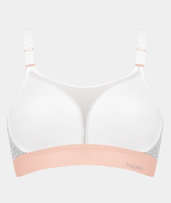 Triumph Triaction Extreme Lite Sports Bra - White Bras 