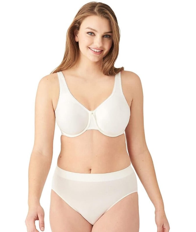 Wacoal Basic Beauty Full Figure Underwired Bra - Ivory Bras 