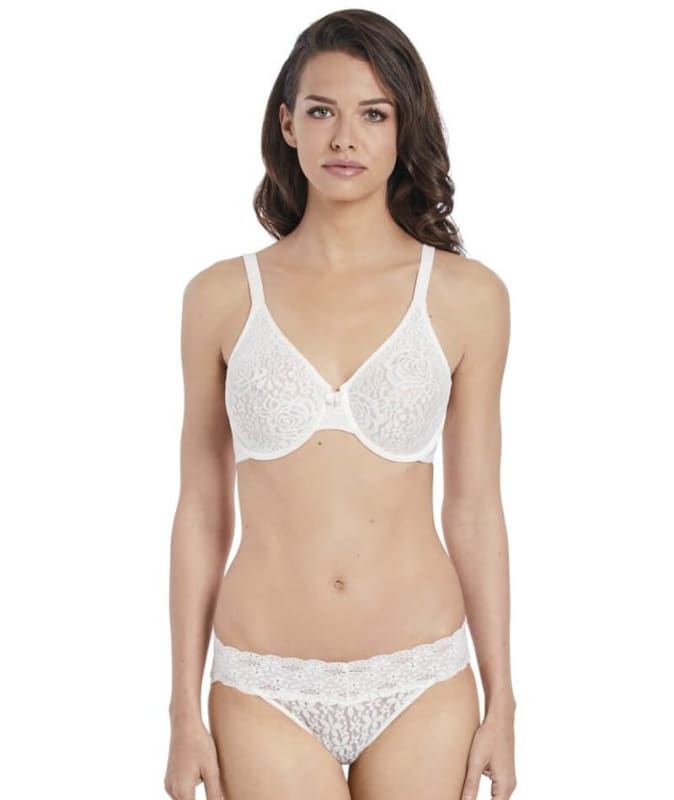 Wacoal Halo Lace Bikini Brief - Ivory Knickers 